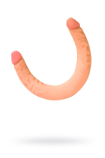 Фаллоимитатор реалистичный двойной Lesbi из киберкожи 43 см