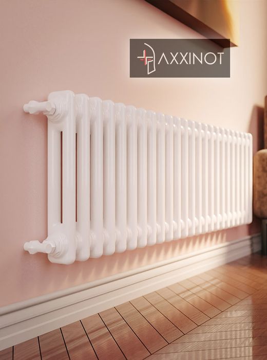 Axxinot Sentir 2037 - двухтрубный трубчатый радиатор высотой 370 мм, боковое подключение