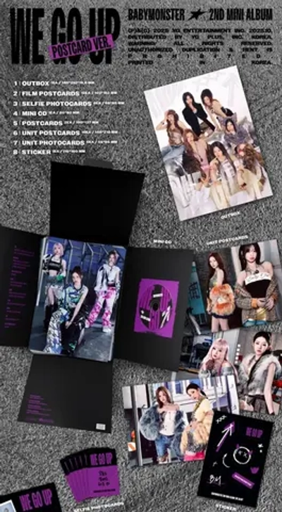 Альбом BABYMONSTER - WE GO UP [Postcard ver.]