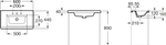 Тумба The Gap Original 600 2 ящика белый матовый/Раковина The Gap Original 60, ZRU9307648