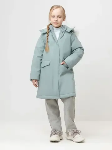 пальто  для девочки  ВК 38107/11 ГР