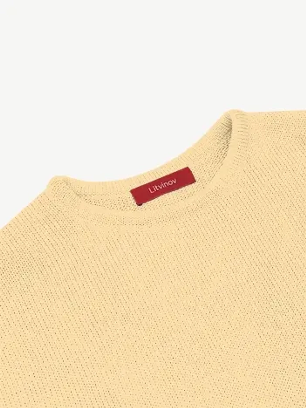 Джемпер оверсайз из хлопка