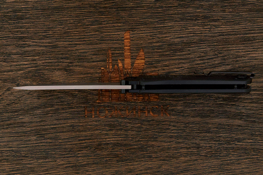 Нож складной Kizlyar Supreme Whisper, клинок 96мм, сталь D2, рукоять G10 чёрный