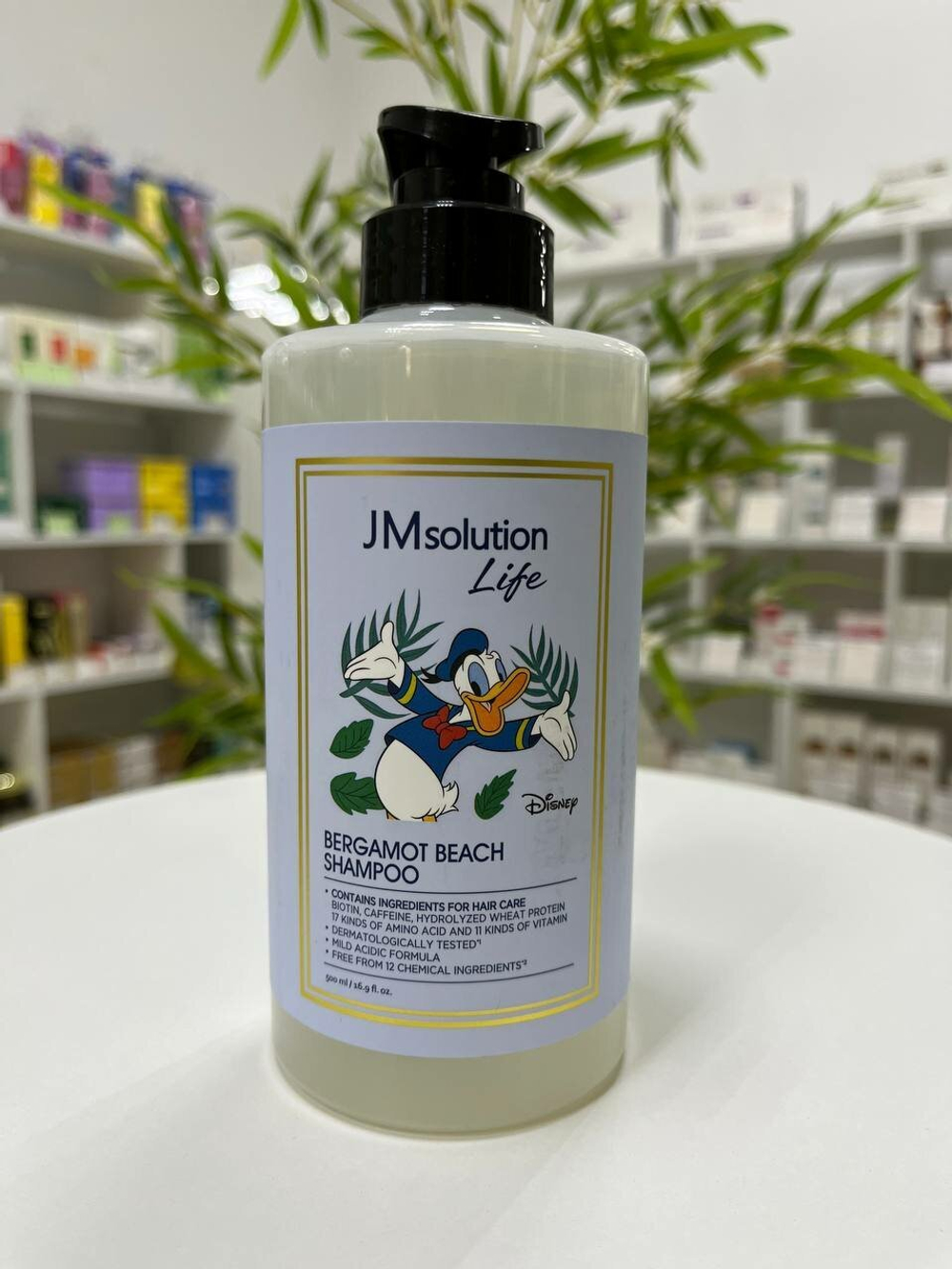 JMsolution Шампунь для волос бергамот Дисней коллекция LIFE DISNEY COLLECTION BERGAMOT BEACH SHAMPOO, 500 мл