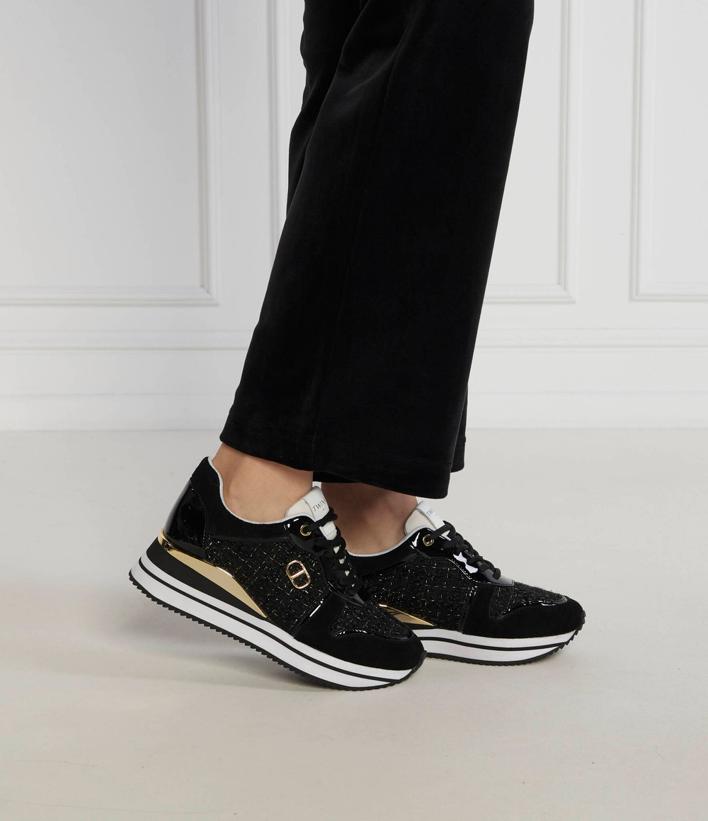 Кроссовки TWINSET - черный(232TCT212)