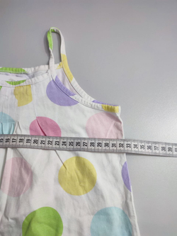 Сарафан летний в горох на 5-6 лет