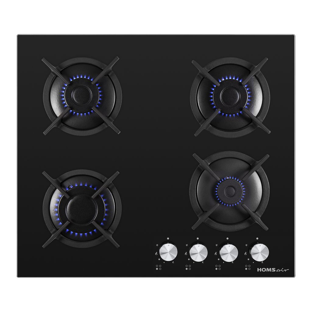 Газовая варочная панель HOMSair HGG641BK фото 2