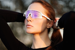 Очки S&C ZACAN Photochromic Lavender mirror, Matt white