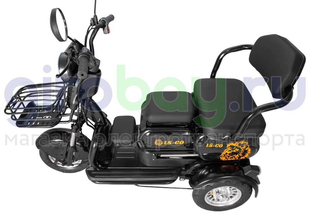 Электроскутер LS-CO KTX 1000W (60V/20Ah) - Черный фото №7