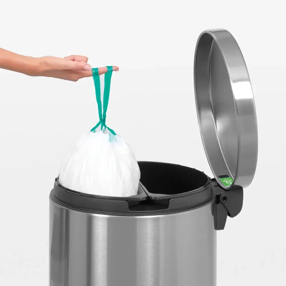 Brabantia Контейнер для мусора Twin Bin 2x20 л матовый
