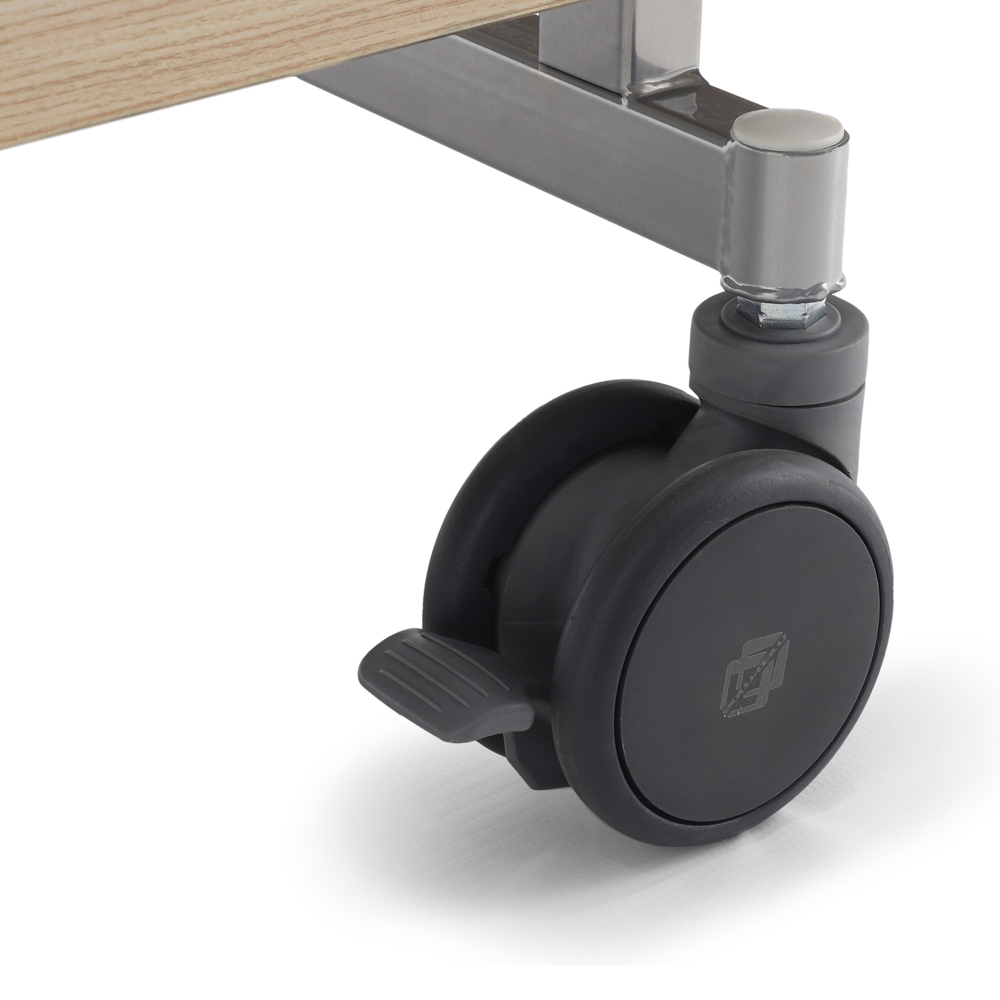 Кровать электрическая MED-MOS DB-2B с поворотным креслом в левую сторону (светлое дерево)