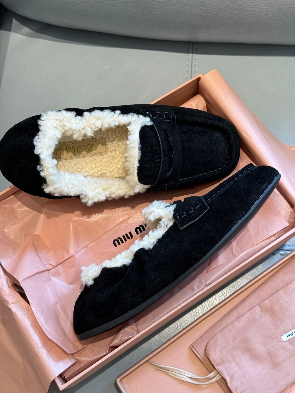 Miu Miu Suede Loafers (3 colors)