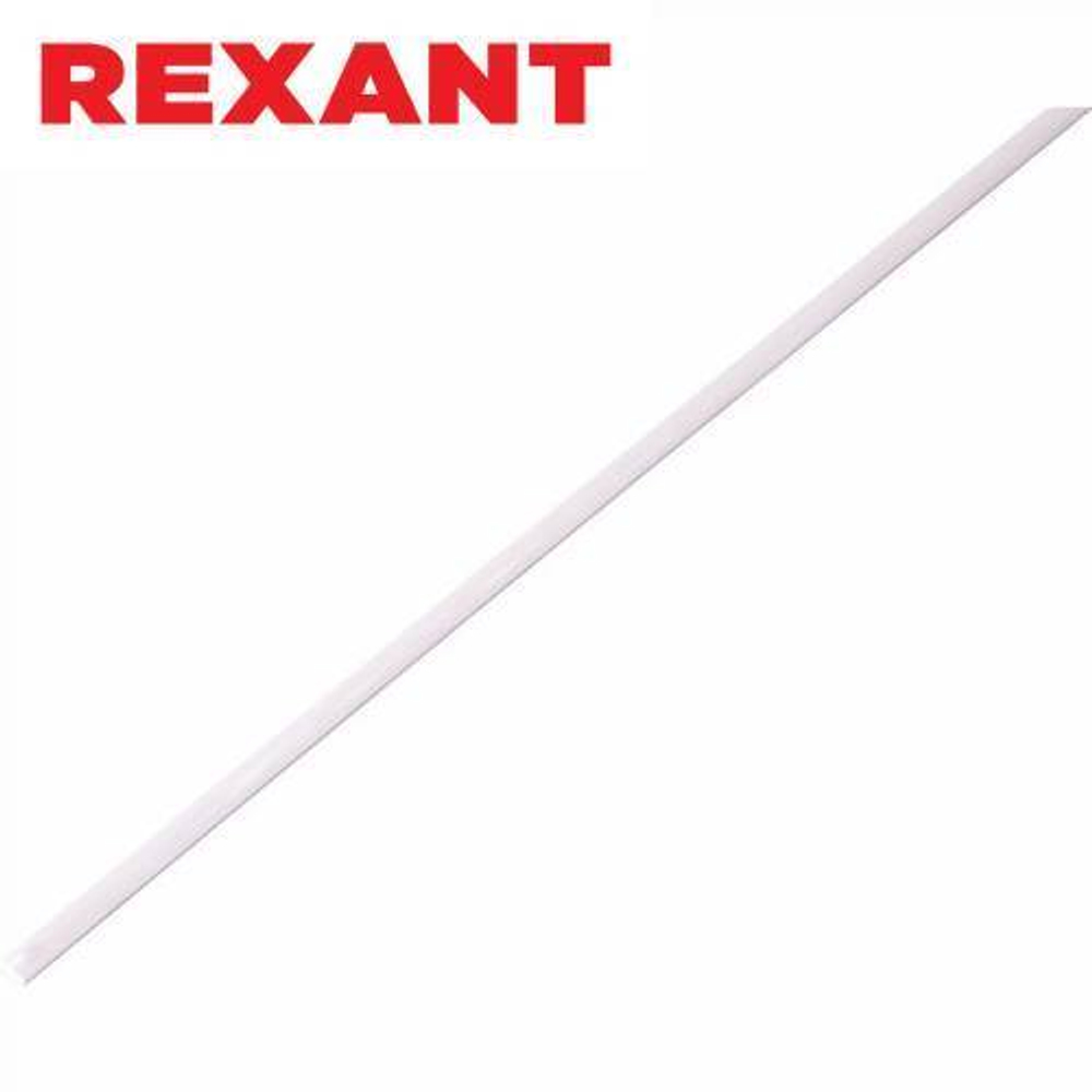 1,5/0,75 мм 1м термоусаживаемая трубка белая Rexant/20-1501