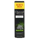 Burt's Bees, Зубная паста без фтора, древесный уголь + отбеливание, перечная мята дзен, 133 г (4,7 унции)