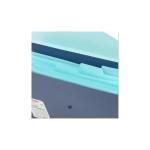 Папка на кнопке А-4 6 отделений, BRAUBERG "Extra", синяя с голубым, 274103