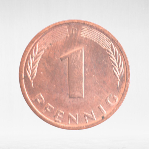 Germany, 1 Pfennig, 1996, (Munich Mint - "D"), VF
