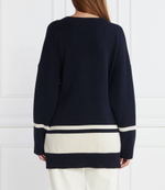 Хлопковый свитер nuraghe Weekend MaxMara - темно-синий(536613336)