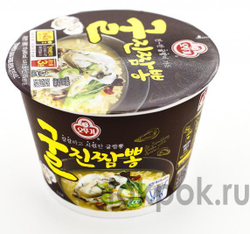 Лапша со вкусом устрицы Ottogi Jin Jjambbong Ramen with Oyster, 110 гр