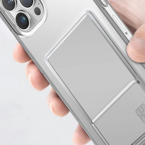 Чехол Uniq Air Fender ID (cardslot) для iPhone 15 Pro Max Clear (IP6.7P(2023)-AFIDTRAN)