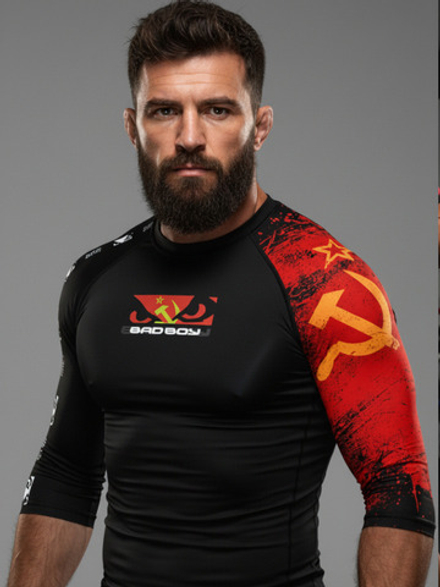 Тренировочная футболка Bad Boy World USSR черная