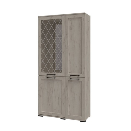 Шкаф с полками и витриной София СШ-2