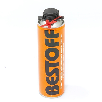 Очиститель монтажной пены BESTOFF 500 мл 430 гр