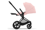 Коляска 2 в 1 Cybex Priam IV Peach Pink, шасси Matt Black