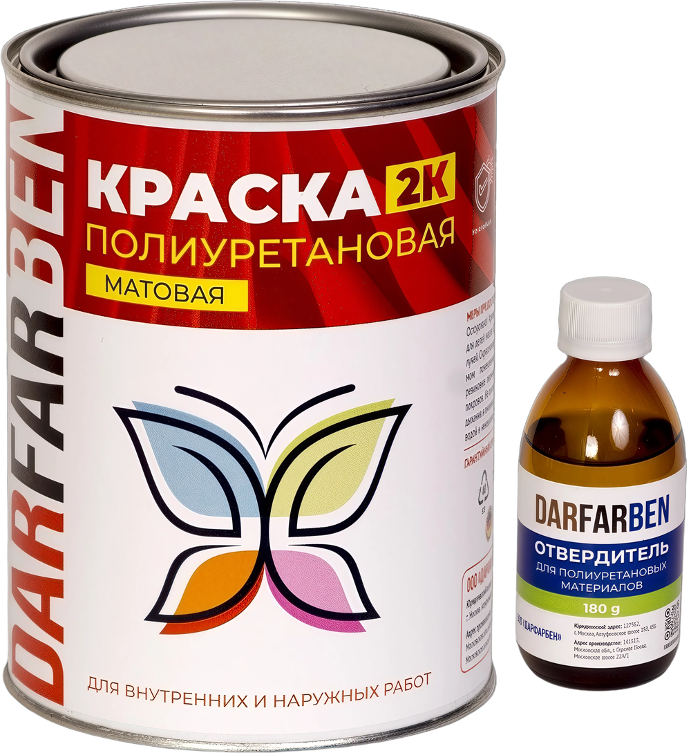 Краска полиуретановая 2К 10 кг