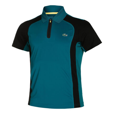 Мужское теннисное поло Lacoste Polo Men - Petrol, Black