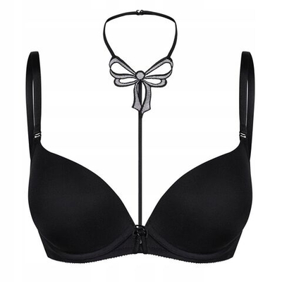 Декоративная бретель для бюстгальтера Cocarde (Цвет: черный с серебристым)