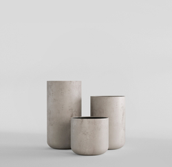 Кашпо, коллекция Concrete, форма TOPPER