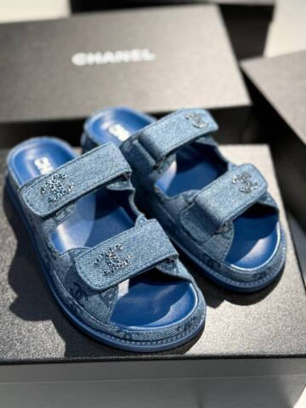 Шлепанцы CHANEL