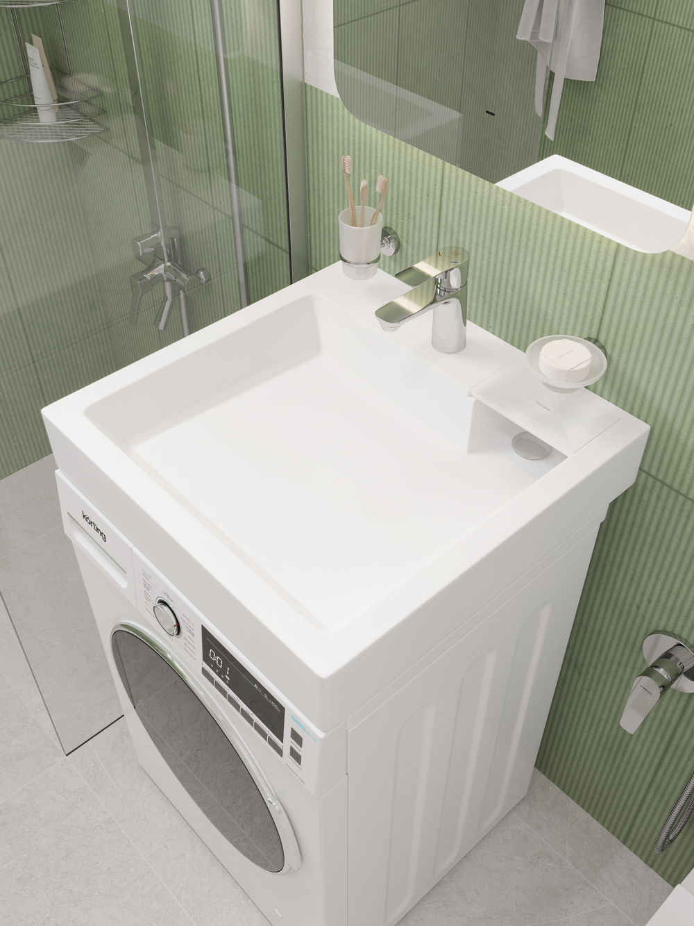 Мыльница STWORKI Дублин HADB34200 настенная, стеклянная, хром