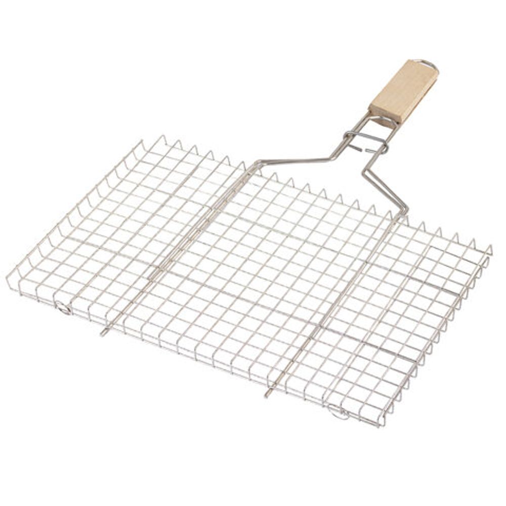 Решетка-гриль универсальная, размер 350х260 мм, глубина 15 мм, никелированное покрытие, РГУ2НЭ