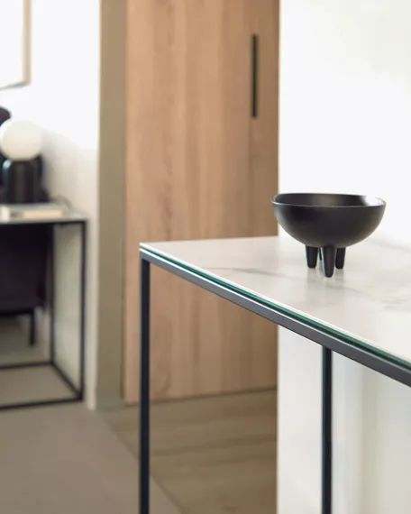 Консоль Rewena 110x75 см, белая керамика Kalos Blanco