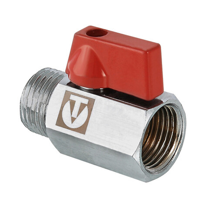 Кран шаровой VALTEC MINI с внутренней/наружной резьбой 1/2" (арт.VT.331.N.04)