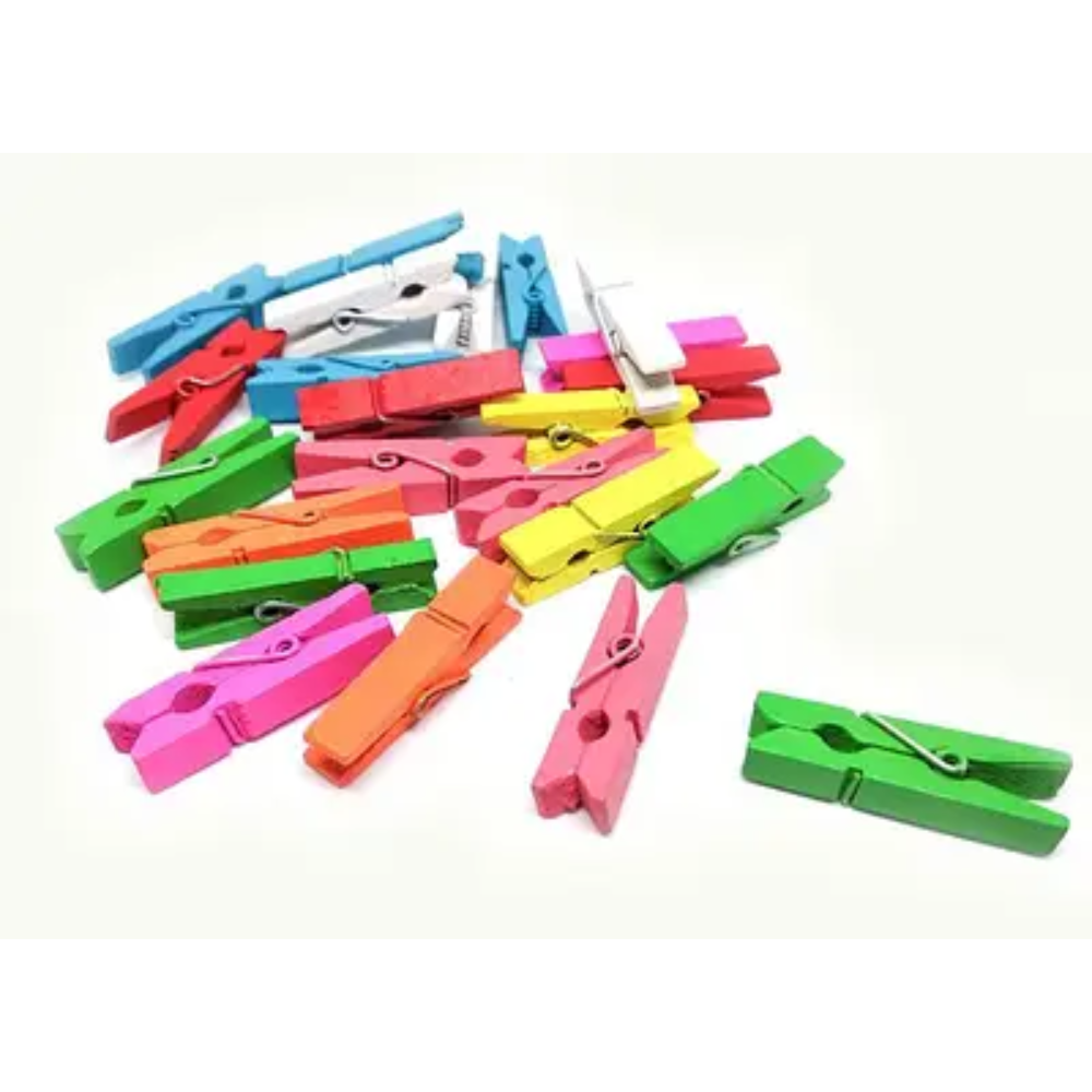 Декоративные прищепки цветные Super-Yar