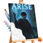 Картина по номерам Поднятие уровня в одиночку Сон Джин-Ву