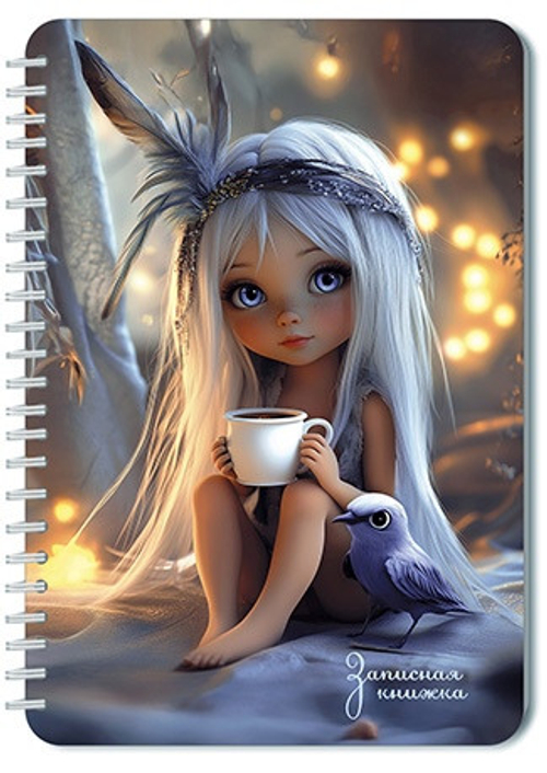 Записная книжка А5 40 л. гребень АППЛИКА Малышка (С0859-91)