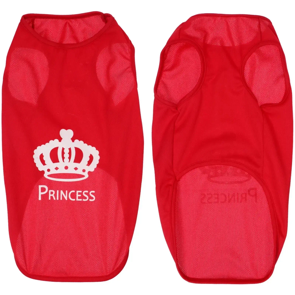 Майка для кошек и собак мелких пород «Бонита на стиле», мамина принцесса, размер ХL (обхват шеи 36, длина спинки 39см, объем груди 54см, от 9 до 11кг)