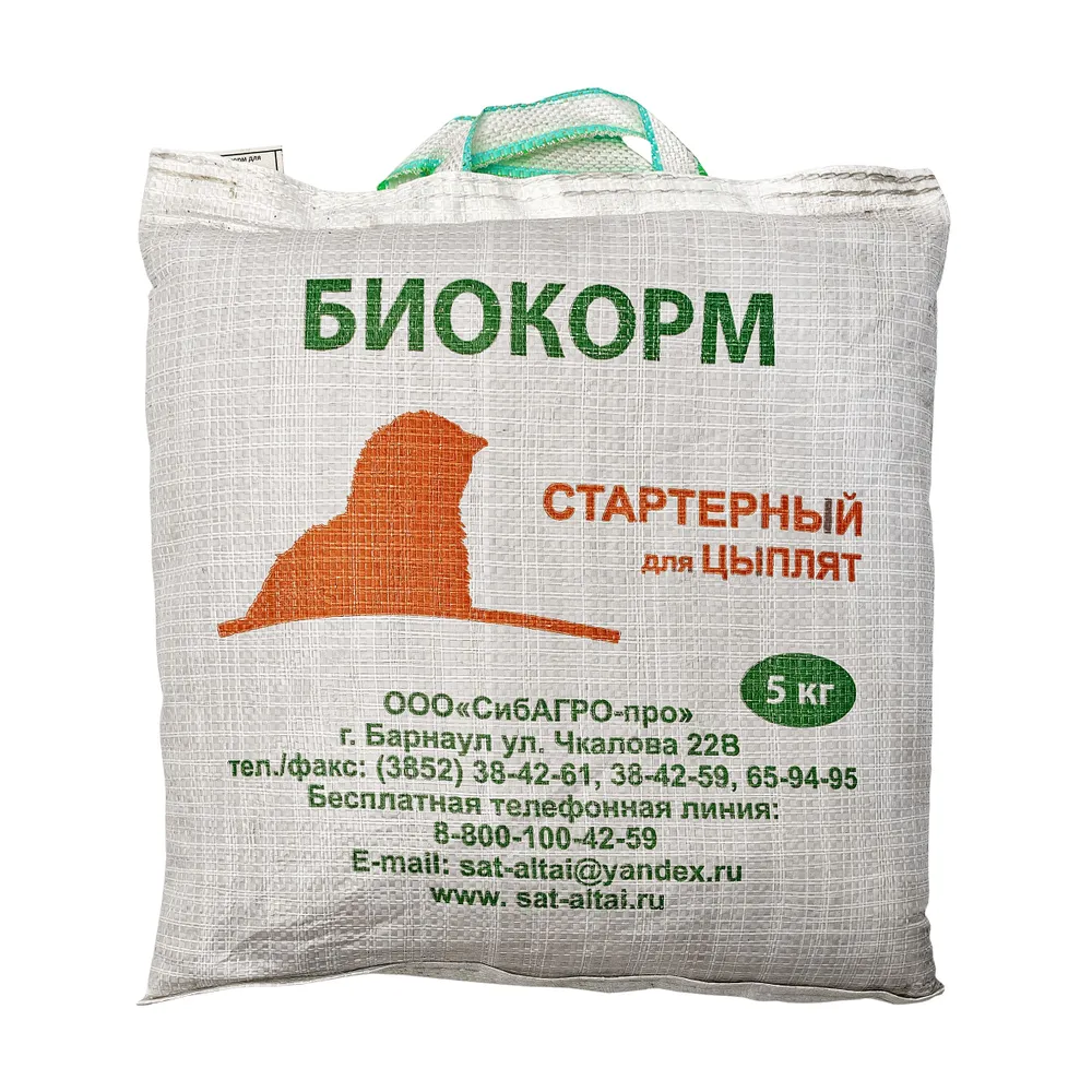 БиоКОРМ стартер для цыплят, 5 кг