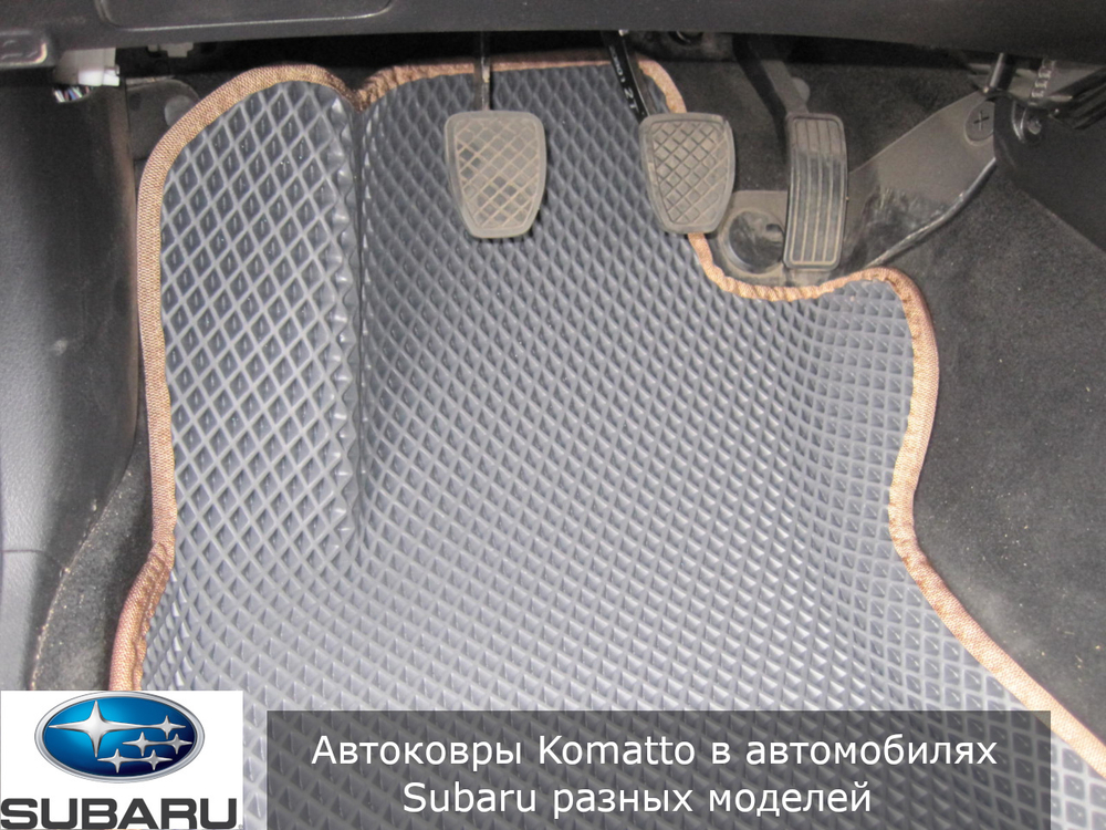Автоковрики EVA для Subaru Forester (1997-2002) Правый руль