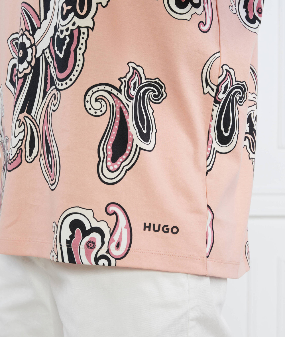 Футболка HUGO - розовый(50492954)