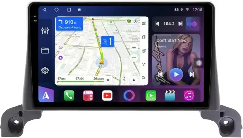 Магнитола для Peugeot 3008, 5008 2016-2022, 4008 2020+ - FarCar BM9-2K-9638 монитор 9.5" 2K QLED на Android 14, Быстрая, CarPlay, 4G SIM-слот