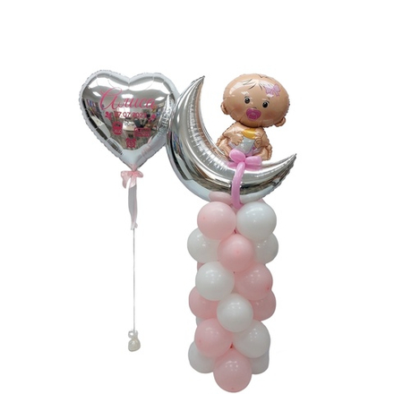 Воздушный сет на выписку девочки