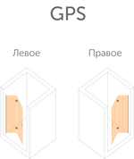 Дверь в душевой проем Vegas Glass GPS профиль бронза, стекло сатин