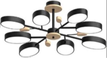 Потолочный cветильник LED4U L3221-850 BK