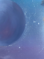 Картина маслом на холсте "Искатель" 75х75 см. Деревянный подрамник. Художник Наталия Осадчук