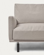 Диван Galene 3-местный с правым шезлонгом, бежевый, 254 см