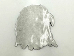 Наклейка Орел Серебристая (Eagle размер 6,5х7,5см)